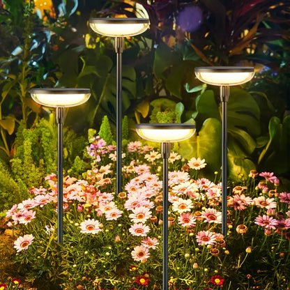 Solar Garden Lights, 40LM Bright LED Pathway Lighting,