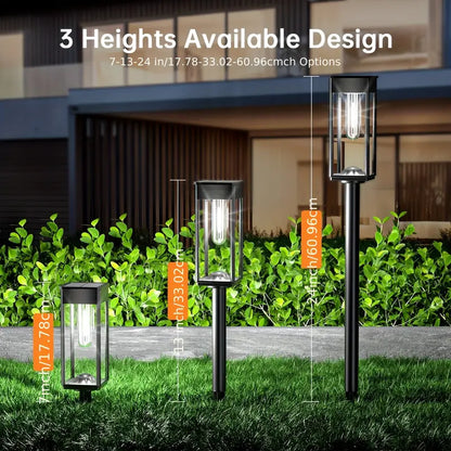 Solar Sensor Lights, Outdoor Path Lights,