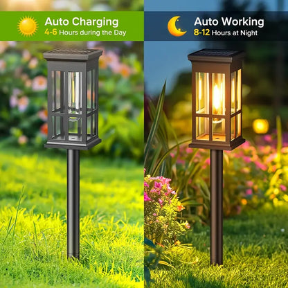 Modern Solar Garden Lights Outdoor,