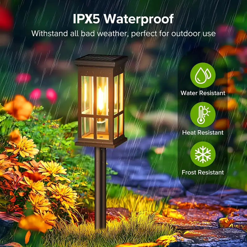 Modern Solar Garden Lights Outdoor,